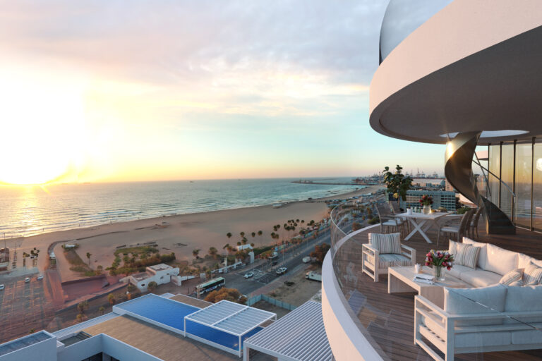 הדמיה ממרפסת - THE LUX